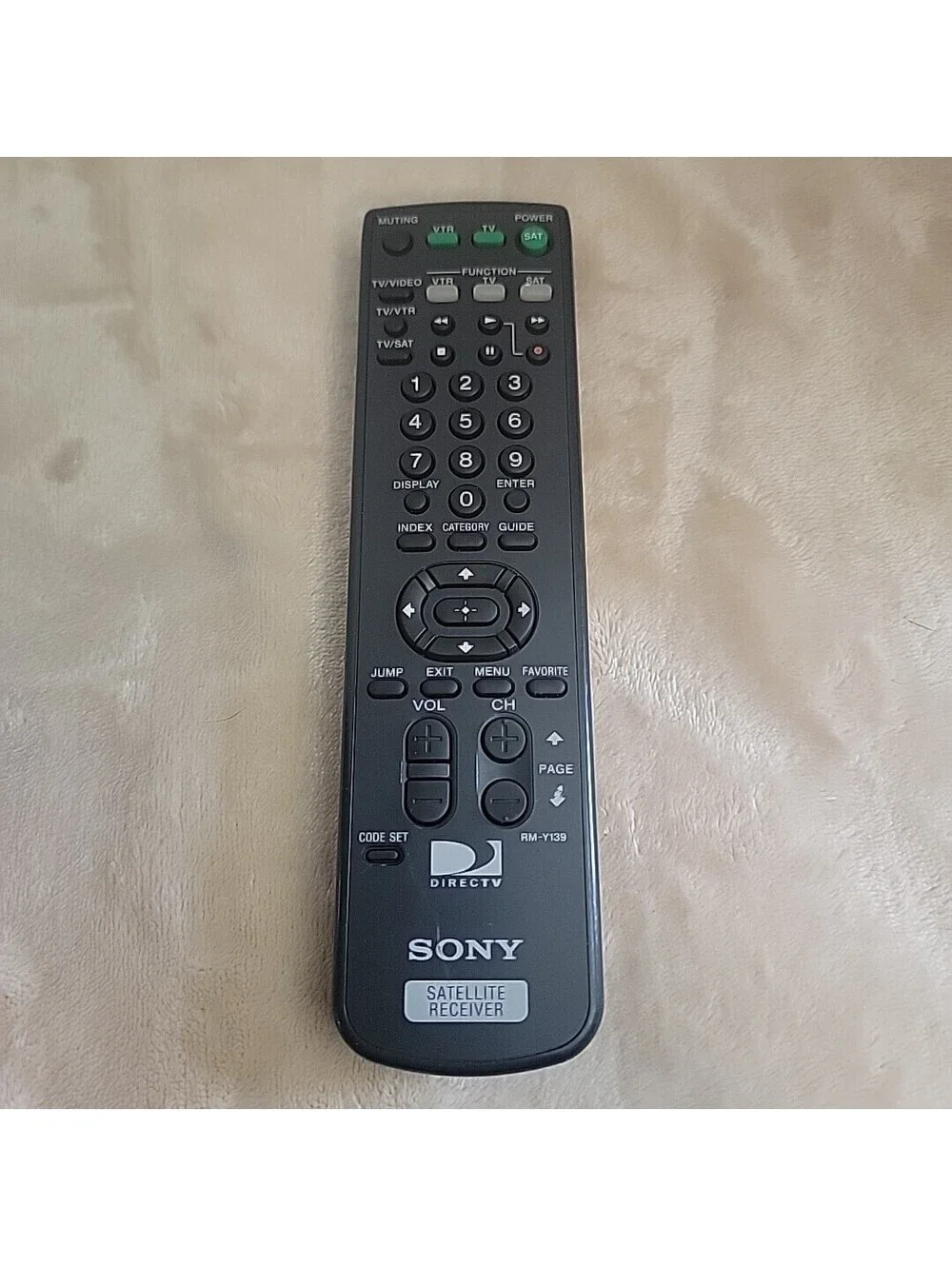 Genuine Sony RM-Y139 Remote Control For DirecTV Sattelite Receiver
